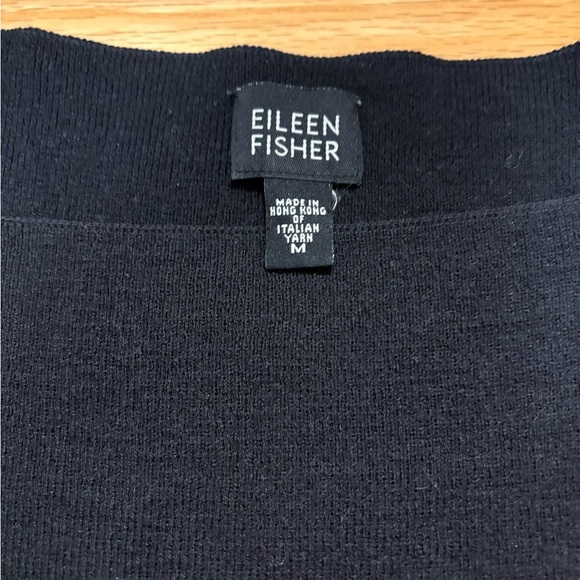 Eileen Fisher Black Sweater, Square Neck, Size Medium, *Host pick* - Picture 5 of 11
